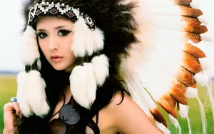 印第安风情美女壁纸