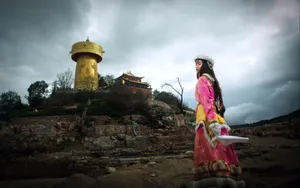 少数民族美女图片_2