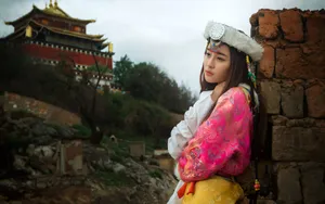少数民族美女图片_3