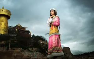 少数民族美女图片_4