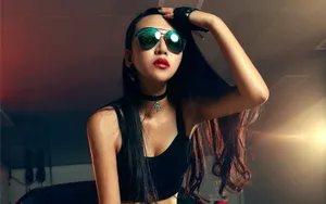 别克君威美女明星模特壁纸