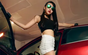 别克君威美女明星模特壁纸_6