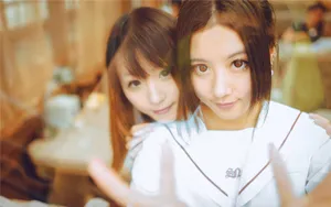 清纯制服美女写真壁纸