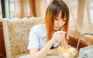 清纯制服美女写真壁纸_5