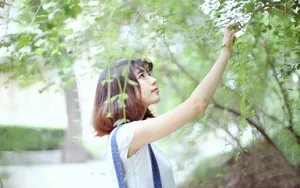 清纯校花美女壁纸_2