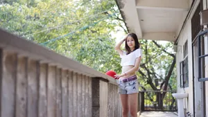 甜美性感女生壁纸_9