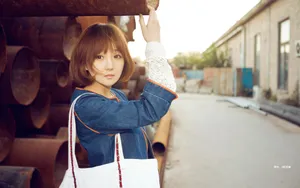 甜美女生陈奕瞳壁纸_2