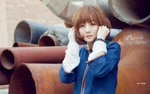 甜美女生陈奕瞳壁纸_3