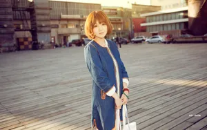 甜美女生陈奕瞳壁纸_4