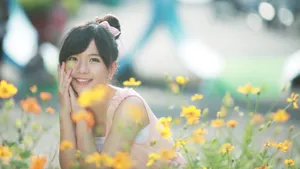 清纯邻家女孩写真壁纸_3