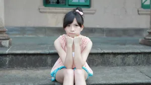 清纯邻家女孩写真壁纸_4