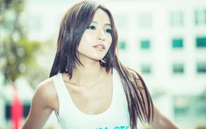 好看的美女图片壁纸_4