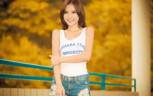好看的美女图片壁纸_16