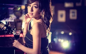 夜色妖娆美女壁纸_9