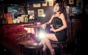 夜色妖娆美女壁纸_10