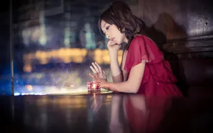 夜色妖娆美女壁纸_12