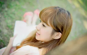 清纯可爱妹妹桌面壁纸_4