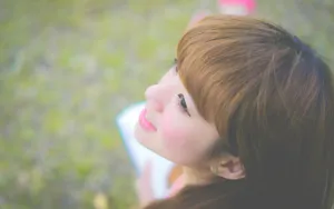 清纯可爱妹妹桌面壁纸_7