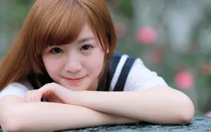 甜美校园女孩壁纸