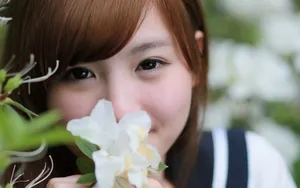 甜美校园女孩壁纸_3