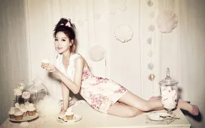 韩国美女吴胜雅壁纸_4