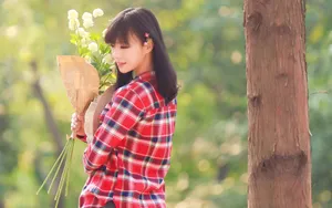 90后清纯女孩图片_21