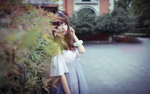 清新女孩电脑壁纸_2