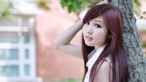 可爱美女清纯壁纸