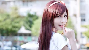 可爱美女清纯壁纸_2