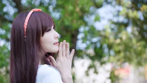 可爱美女清纯壁纸_3
