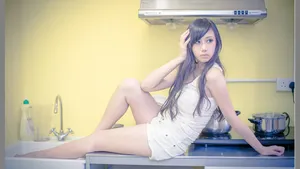 非主流青春少女桌面壁纸_2