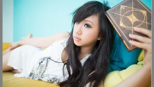 非主流青春少女桌面壁纸_4