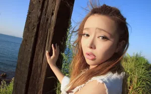 美女裴紫绮海边写真图片_9