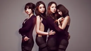 韩国美女组合Stellar壁纸_7