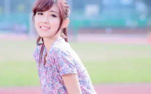 清纯美女桌面壁纸_8