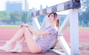 清纯美女桌面壁纸_12