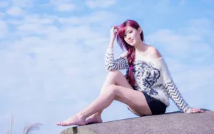 清纯美女桌面壁纸_15
