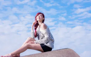 清纯美女桌面壁纸_18