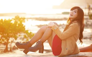 东方美女模特桌面壁纸_5