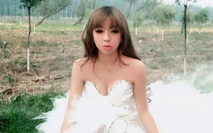 裴紫绮婚纱壁纸_2