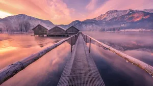 迷人冬季雪景图片壁纸_6