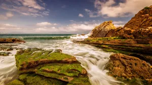 大海海岸岸边风景壁纸_4