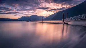 加拿大温哥华哈里森湖风景图片_2