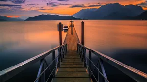 加拿大温哥华哈里森湖风景图片_3