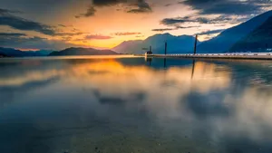 加拿大温哥华哈里森湖风景图片_4