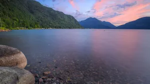 加拿大温哥华哈里森湖风景图片_6