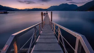 加拿大哈里森湖风景图片_14