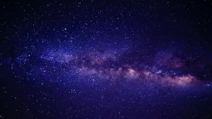 夜空中繁星点点图片_3