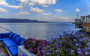 大理洱海日出风景壁纸_8