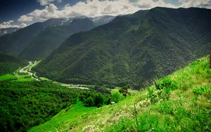 山脉,山峰,山顶风景图片_9